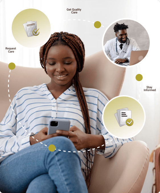 DirectCare App on Phone